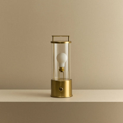 The Muse 2.0 Portable Lamp in Solid Brass