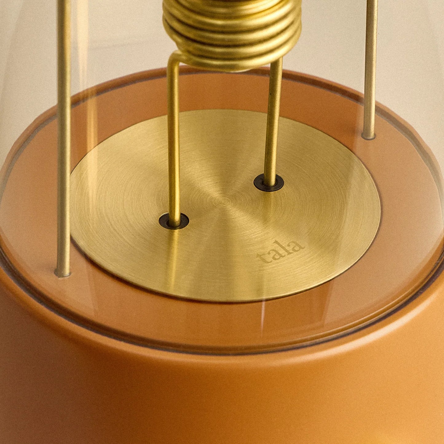 The Muse 2.0 Portable Lamp in Claycourt Orange