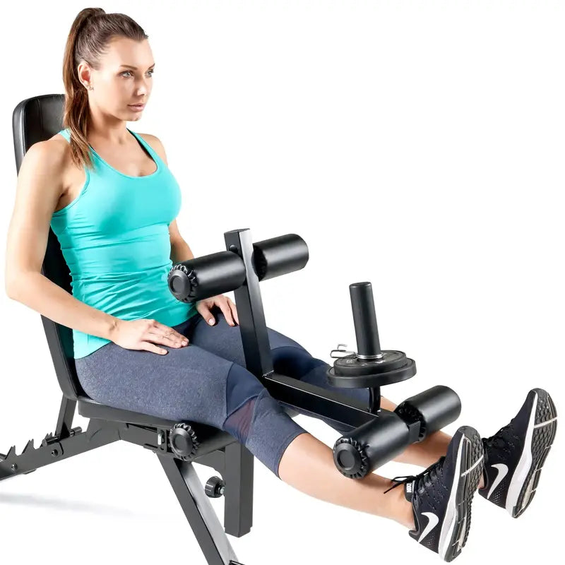 Marcy 6-Position Adjustable Utility Bench with High-Density Foam Padding and Durable Steel Frame