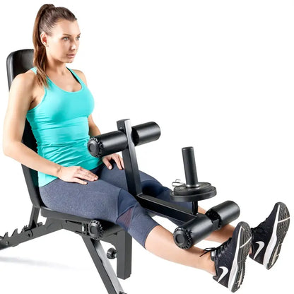 Marcy 6-Position Adjustable Utility Bench with High-Density Foam Padding and Durable Steel Frame
