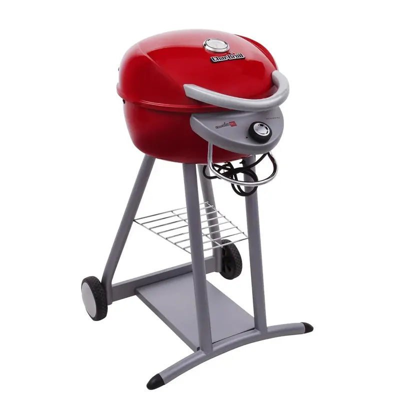 Char-Broil Patio Bistro Electric Grill  Compact Red Outdoor Cooking Solution