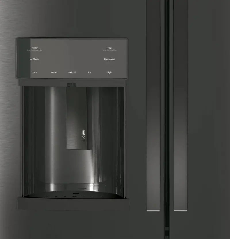 GE PFE28KBLTS 36-Inch Black Stainless Steel French-Door Refrigerator