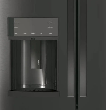 GE PFE28KBLTS 36-Inch Black Stainless Steel French-Door Refrigerator