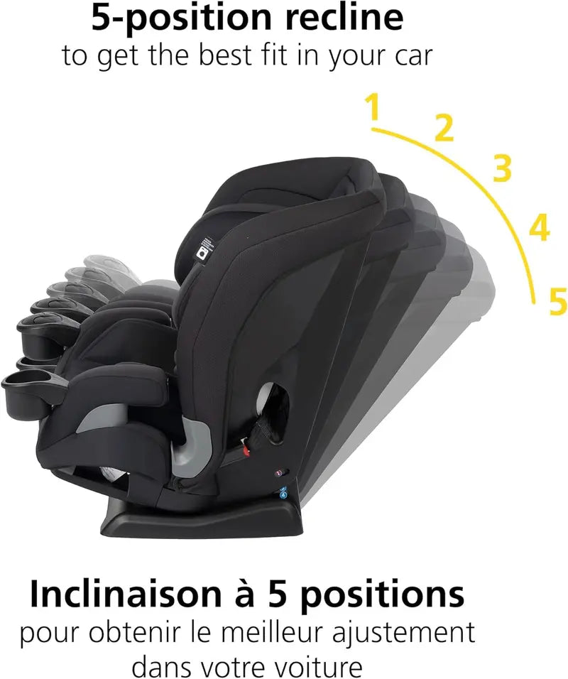 Hexagon Horizon 4-in-1 All-in-One Car Seat  Convertible from Infant to Booster, Rear/Front Facing, Washable & 3-Across Compatible