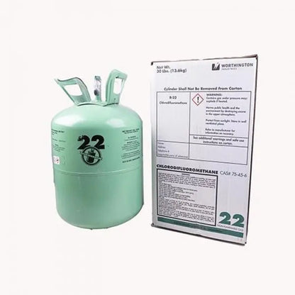 DuPont R-22 Refrigerant  30-Lb Certified HVAC-Grade Canister for System Recharging