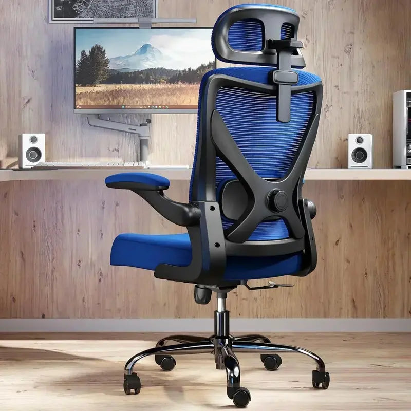 Ergonomic Gaming Desk and Chair Set with Lumbar Support and Adjustable Headrest