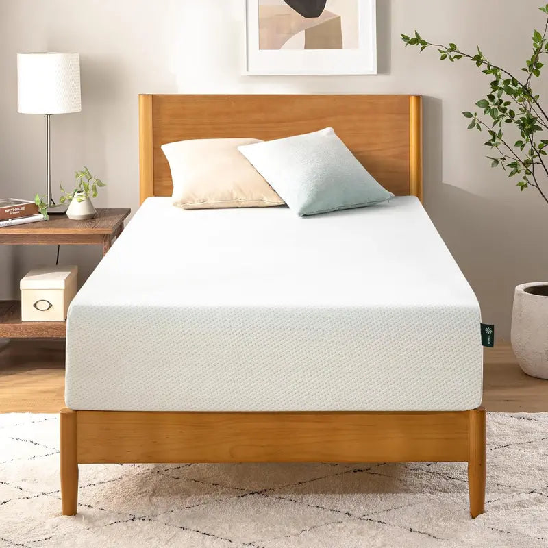 Zinus Lumbar+ 14-Inch King Mattress: Ergonomic Memory Foam with Targeted Lumbar Support, Cooling Gel Infusion, Green Tea Extract, and Soft Cool-to-Touch Cover