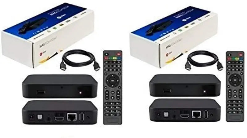 Dual-Band IPTV Streaming Box  Preloaded WiFi, HDMI Cable, Remote & Power Adapter Included in One Kit