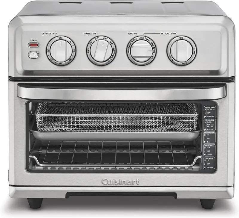Cuisinart Air Fryer Toaster Oven with Grill  1800W 8-in-1 Convection Oven with Bake Function