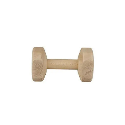 GAPPAY Wooden Dumbbell 1kg  Solid Beech Wood, WUSV Approved for IPO, SCH, IGP Training