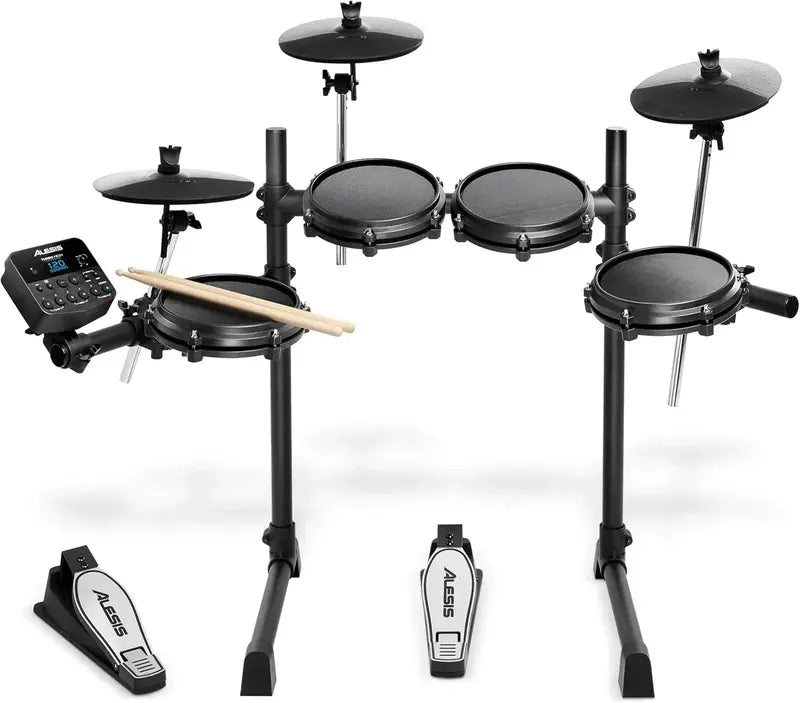 Alesis Turbo Mesh Electronic Drum Set  100+ Sounds & Responsive Mesh Pads