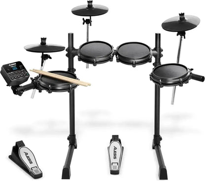 Alesis Turbo Mesh Electronic Drum Set  100+ Sounds & Responsive Mesh Pads