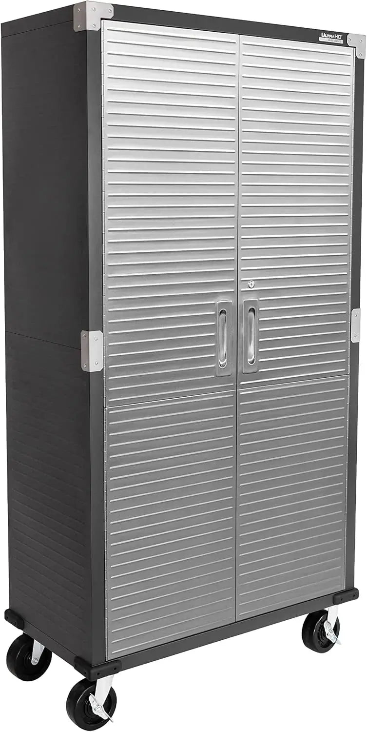 Seville Classics UltraHD Steel Storage Cabinet  36¡å W ¡Á 18¡å D ¡Á 72¡å H