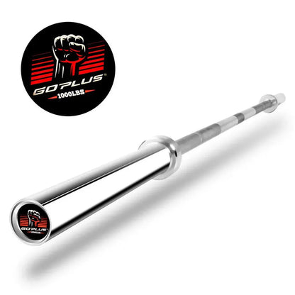 7-Foot Solid Olympic Barbell  Rated for 7001000 lbs, Compatible with 2-Inch Plates