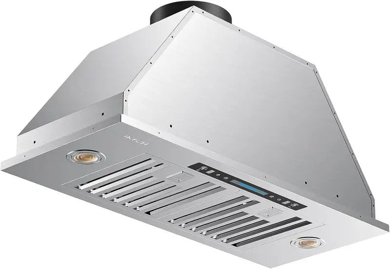 IKTCH 30″ Convertible Range Hood  900 CFM Ducted/Ductless Stainless Steel Ventilation System
