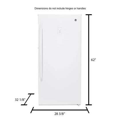 Frigidaire 14.1 Cu. Ft. Upright Freezer  Frost-Free White Model FUF14DLRWW