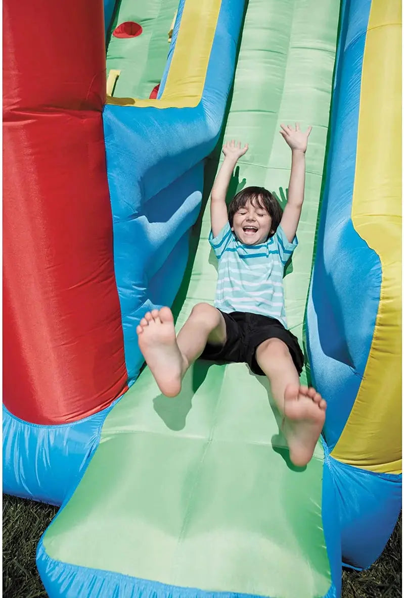 Little Tikes Giant Inflatable Slide & Bouncer Combo for Outdoor Play