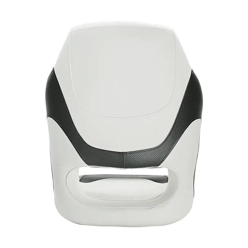 Seamander S1043 series Premier Pontoon Furniture Bucket Seat, Captain Seat, Colors White/Charcoal