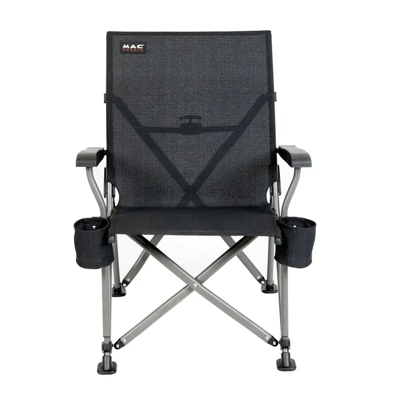 Mac Sports Heavy-Duty Folding Camp Chair  Durable Steel Frame and Reinforced Fabric
