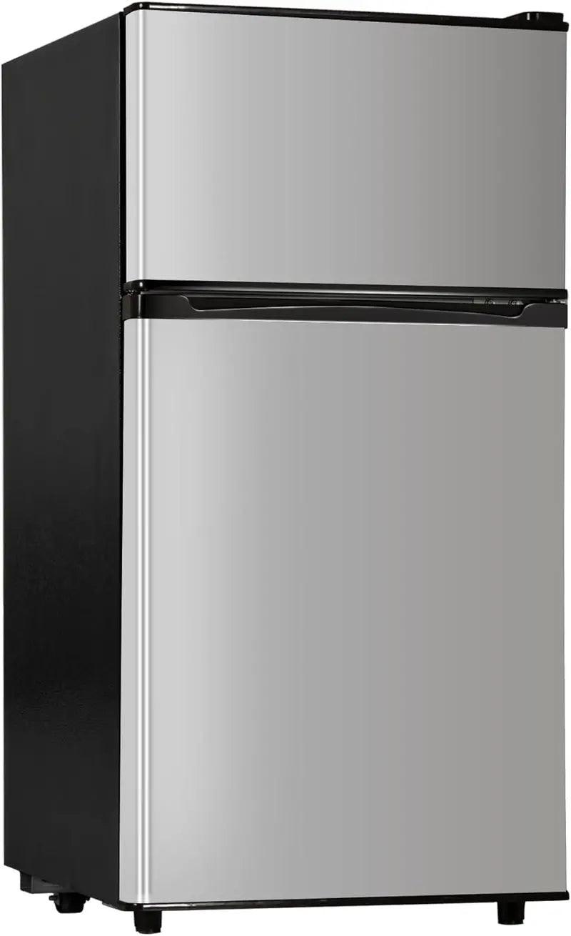 Manastin 4.5 cu. ft. Two-Door Mini Fridge  Office & Kitchen Compact Refrigerator