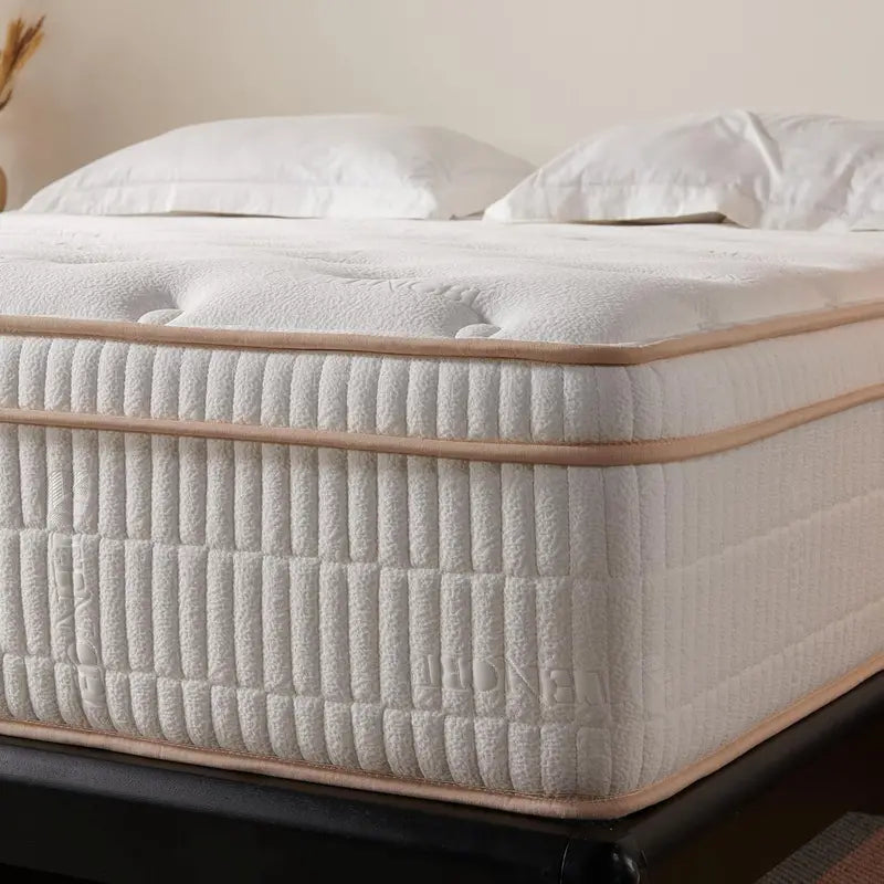 14-Inch Queen Hybrid Mattress with Cooling Gel Memory Foam and Zoned Pocket Springs | CertiPUR-US Certified, Pressure-Relieving & Motion-Isolating Bed-in-a-Box