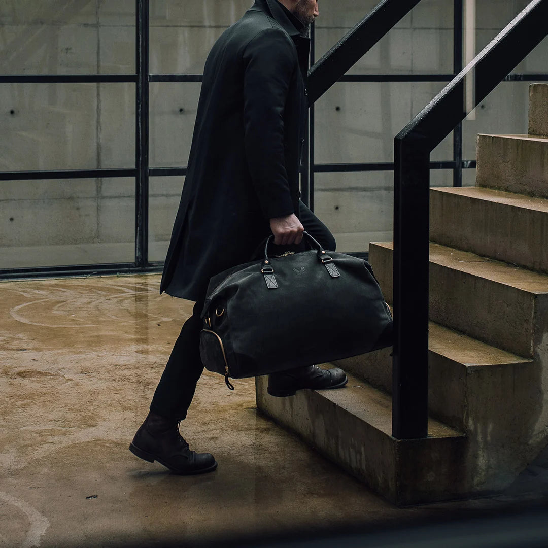 Suede Weekender - Storm Grey