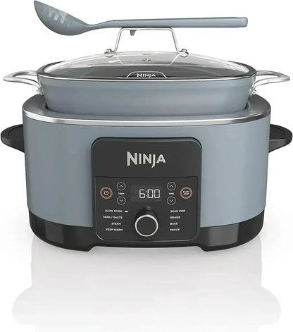 Ninja Slow Cooker 8.5QT  Dutch Oven Style Multi-Cooker with Steam Lid and Integrated Spoon