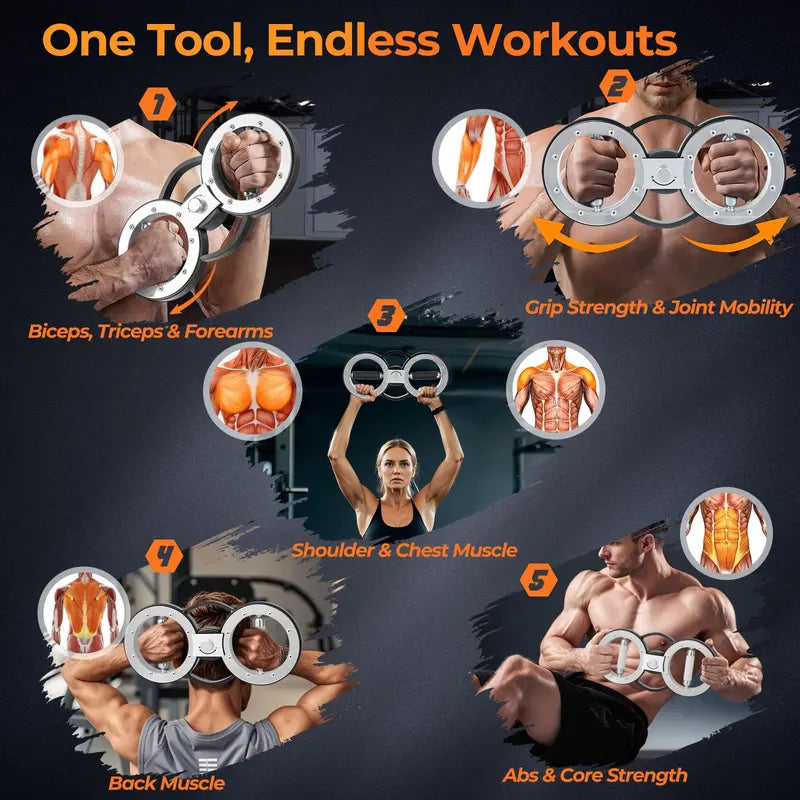 Burn Machine Arm Trainer — Adjustable Resistance Strength & Endurance Tool