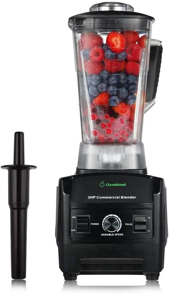 Cleanblend Commercial Blender  High-Performance Countertop Unit with 5-Year Full Warranty