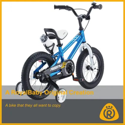 RoyalBaby Freestyle BMX Kids’ Bike with Training Wheels and Adjustable Kickstand