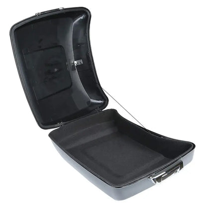 TCT-MOTORPARTS Chopped Tour Pack Trunk with Backrest and Mounting Rack for Motorcycles