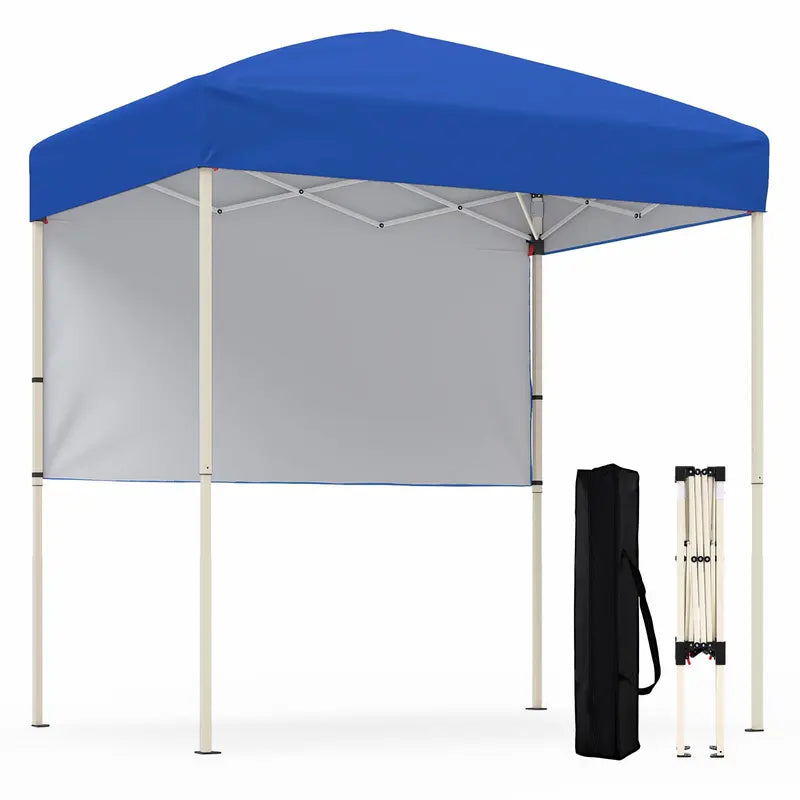 6 x 4-Foot Pop-Up Canopy  UPF 50+ Sun-Shade Tent with Quick-Setup Design & Half Sidewall