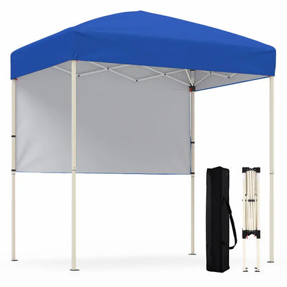 6 x 4-Foot Pop-Up Canopy  UPF 50+ Sun-Shade Tent with Quick-Setup Design & Half Sidewall