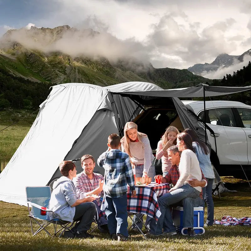 KAMPKEEPER Vehicle-Mounted Tailgate Awning Tent  Compact Shade & Shelter Solution for SUVs, Vans & Pickups