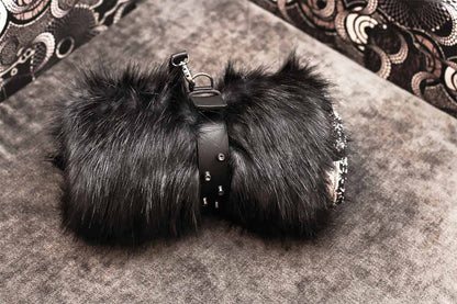 Couverture pour chat « Metis » Black Moon - Tissu Jean-Paul Gaultier