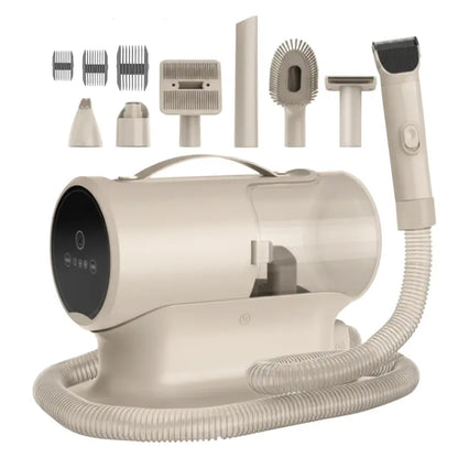 All-in-One Dog Grooming Vacuum Kit with Trimming Tools and 2L Dust Container