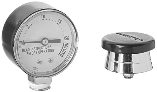 Presto 23-Quart Induction-Compatible Pressure Canner  Silver Aluminum Model 01784