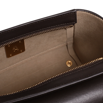 Mini Marly - Cuir Box Chocolat