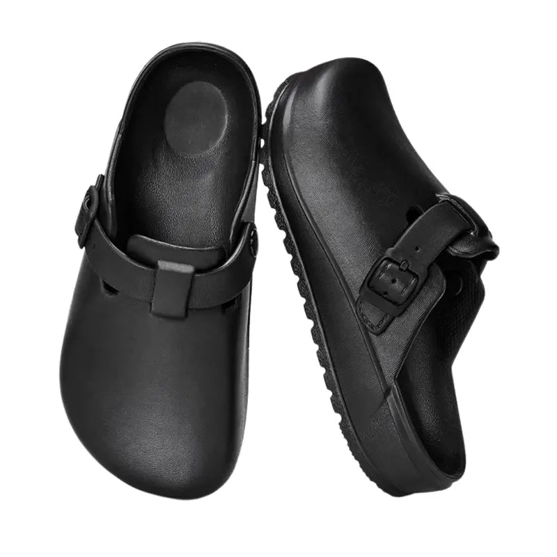 EVA Slip-On Clogs for Men and Women: Textured Sole & Adjustable Buckle
