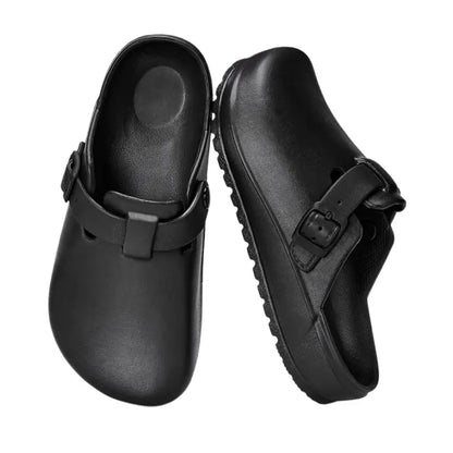 EVA Slip-On Clogs for Men and Women: Textured Sole & Adjustable Buckle