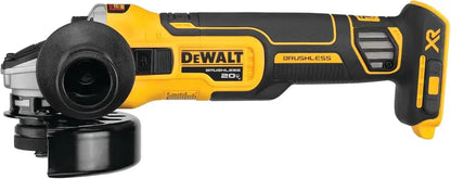 20V MAX XR 4.5-Inch Angle Grinder  Safety-Enhanced Tool with Spring Brake & Sliding Switch