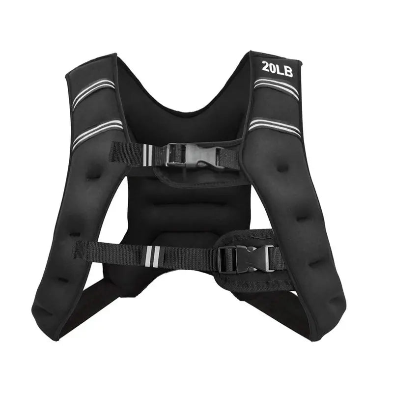 Adjustable Weighted Vest  12 lb or 20 lb Fitness Vest for Strength and Conditioning Training