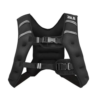 Adjustable Weighted Vest  12 lb or 20 lb Fitness Vest for Strength and Conditioning Training