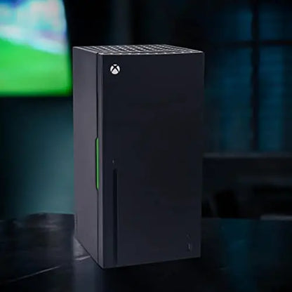 Xbox Official Gear Series X Mini Fridge Thermoelectric Cooler, 10L Capacity, 12 Can Holder, USB Port, AC/DC Powered