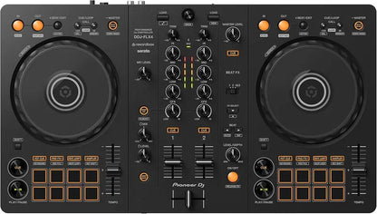 Pioneer DJ DDJ-FLX4 2-Deck USB Controller  Compact Serato-Compatible DJ Setup in Graphite Finish