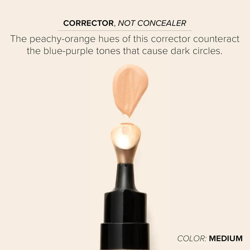 DRMTLGY Luminous Eye Corrector SPF 41  Hydrating Anti-Aging Cream for Dark Circles with Peach Undertone