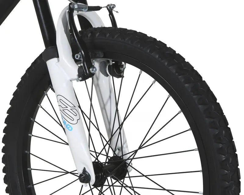Dynacraft Air Zone 20″ Boys Mountain Bike, Dual Suspension, 6-Speed Shimano, Ages 7-12