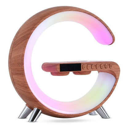MagSafe Wireless Charger with RGB Ambient Lighting  Customizable Glow Effect
