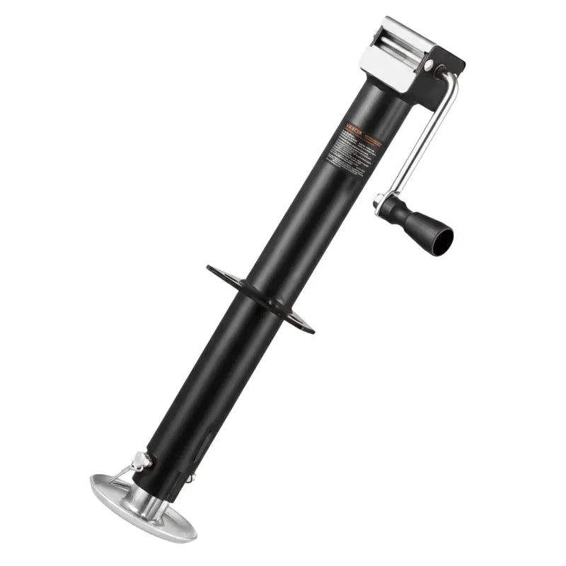 Heavy-Duty A-Frame Trailer Jack  5000 lb Capacity, 15-inch Travel, Adjustable Leg