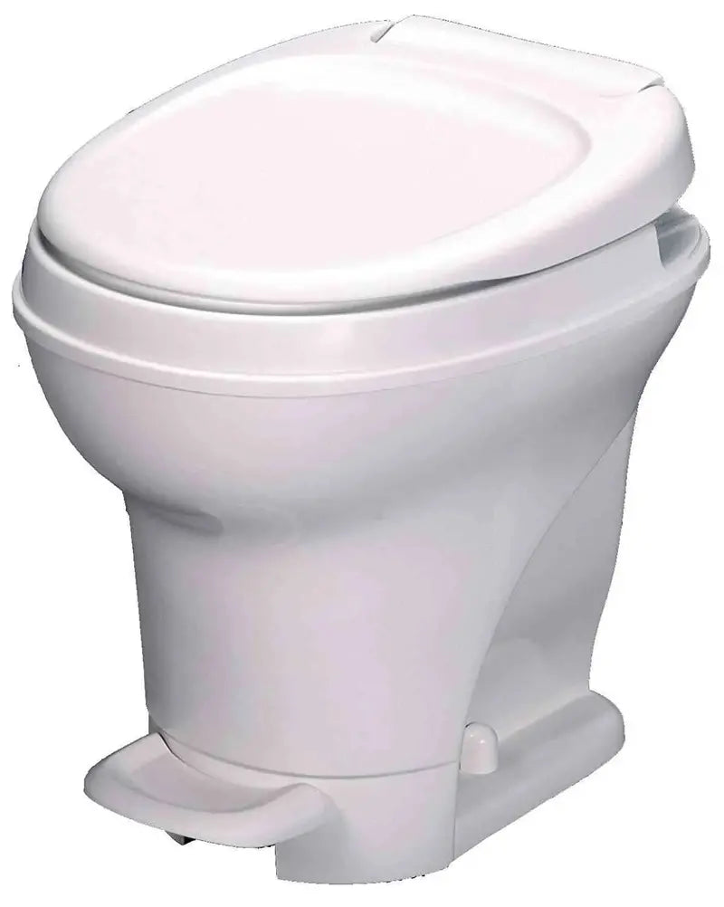 Thetford Aqua-Magic V High-Profile RV Toilet  Pedal-Flush White Model (Part #31671)